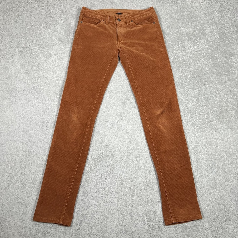 Patagonia Corduroy Pants Womens 27 Brown Everyday Cords Slim Straight 55055